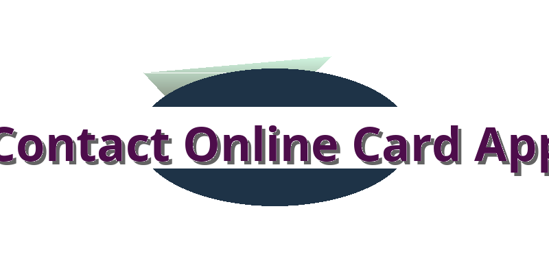 Contact Online Card App Logo